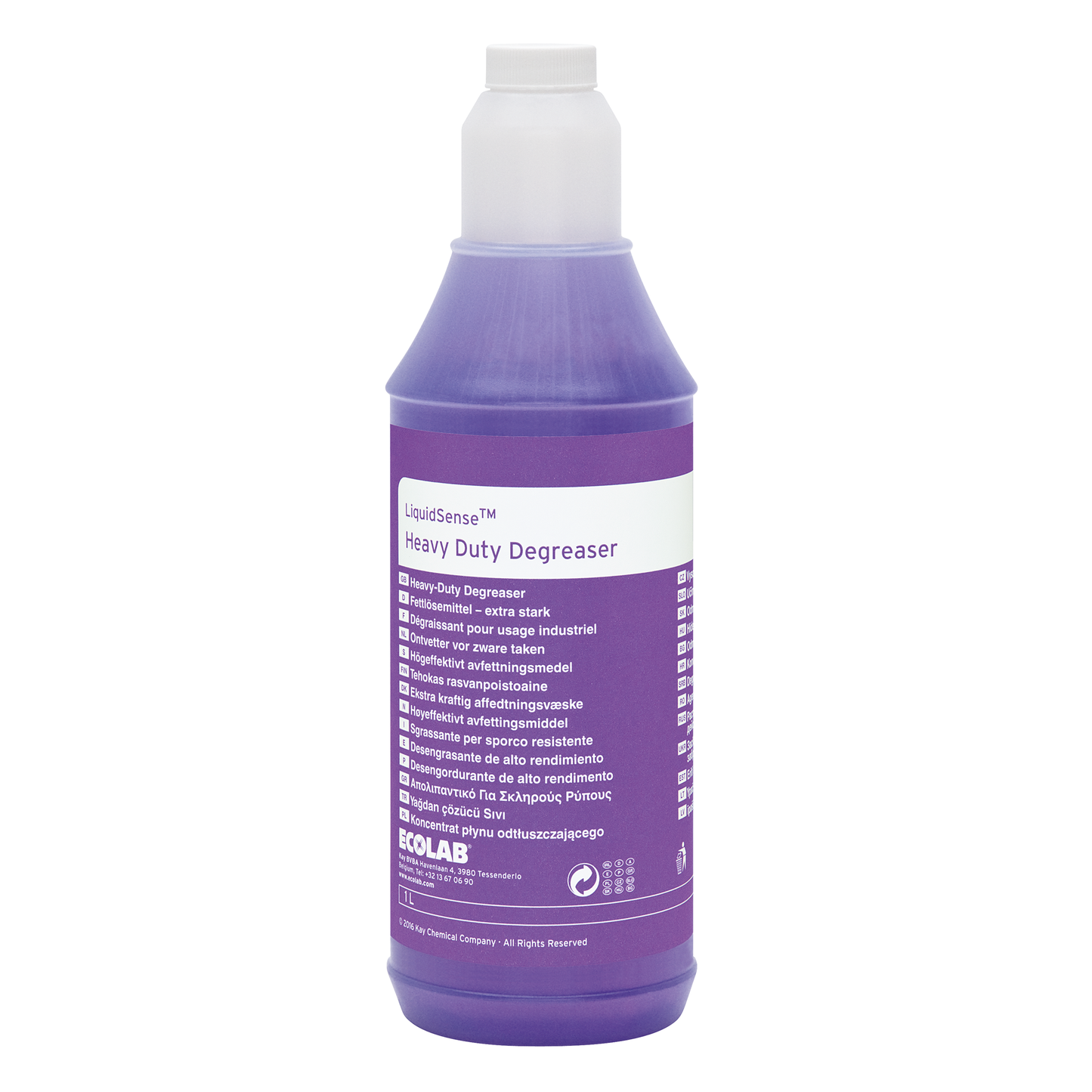 LIQUIDSENSE Heavy Duty Degreaser, 1L bottle with purple label and cap