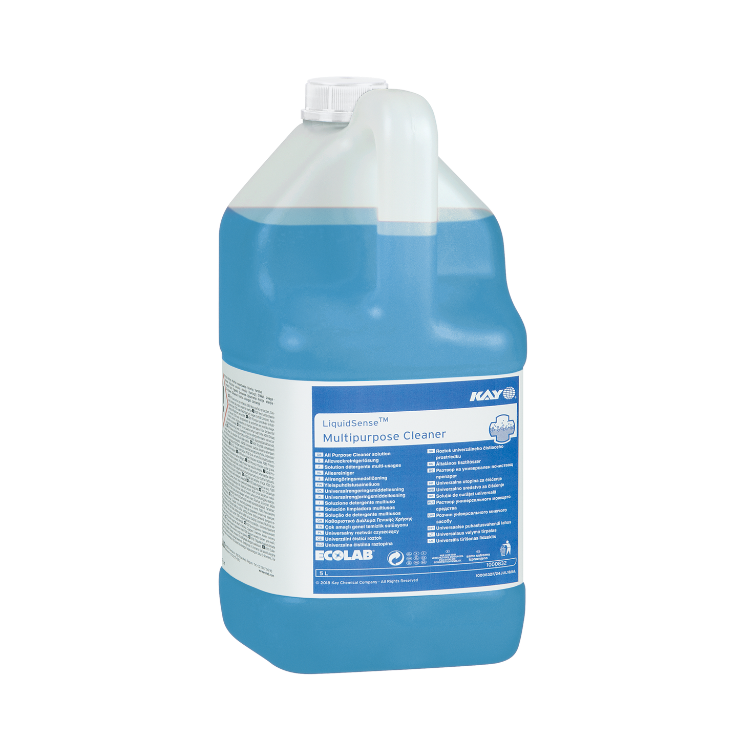 LIQUIDSENSE MPC 2X5L AL multipurpose cleaner jug, blue liquid, screw cap
