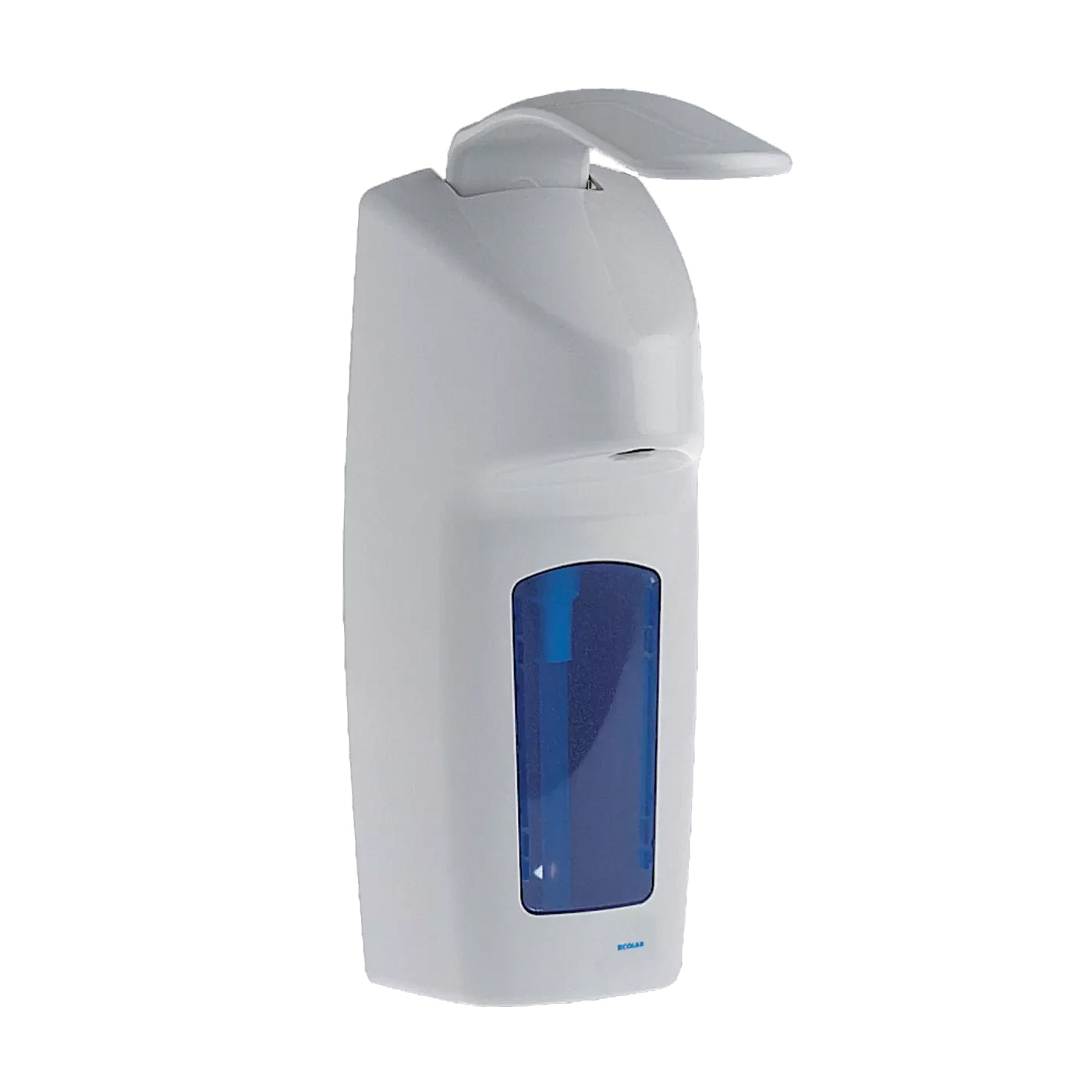 MAXIMUM 2 Soap Dispenser 500ml, weißer Spender mit blauer Sichtanzeige