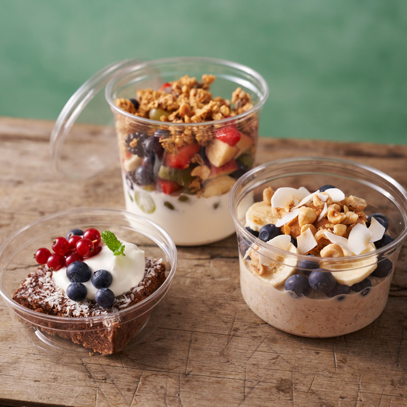 DUNI BOWL Rpet 500 ml CRYSTAL DELI, 350 stk.