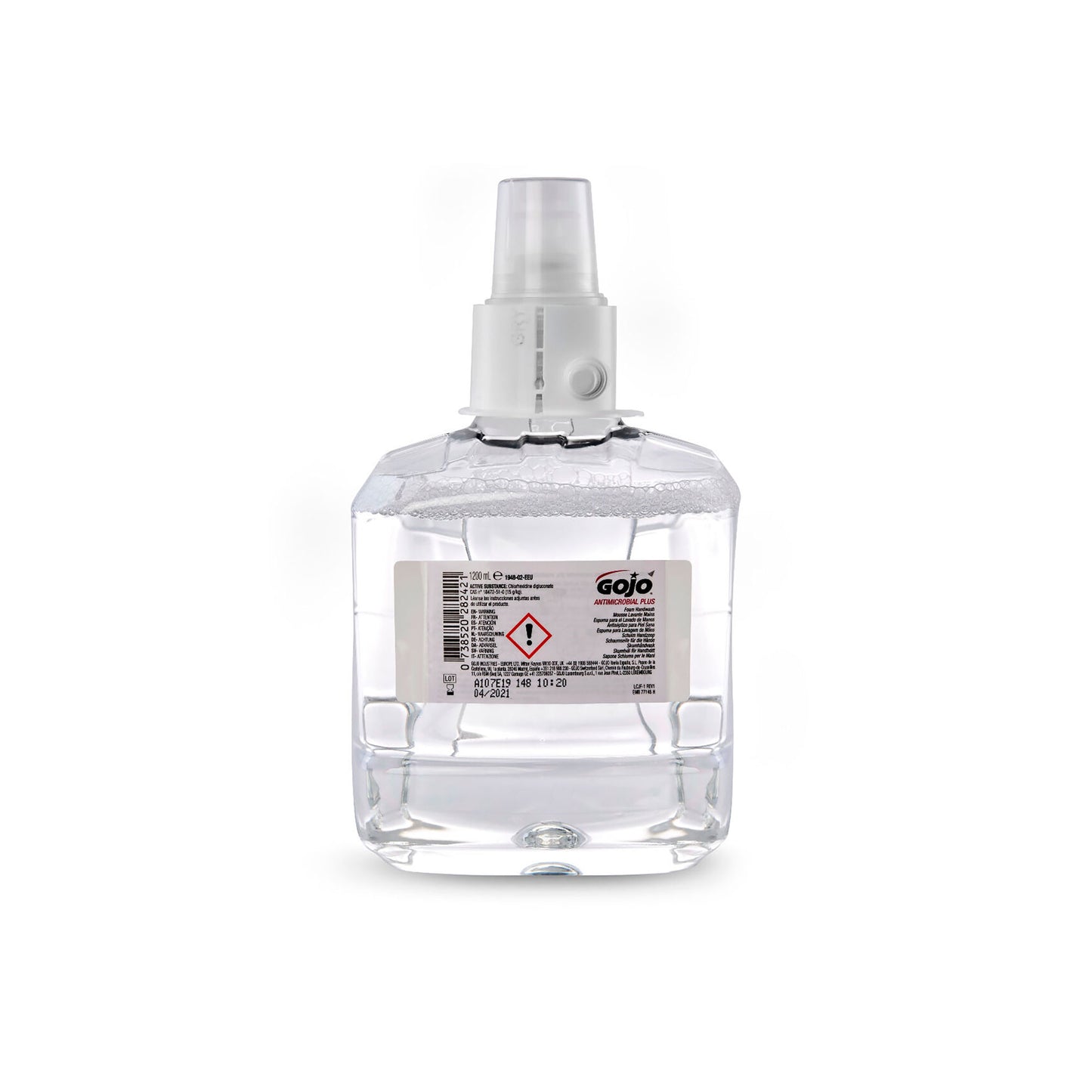 GOJO Antimicrobial Plus Foam Handwash er en mild og effektiv håndsæbe uden skadelige kemikalier.
Den er velegnet til brug i områder, hvor der håndteres mad.