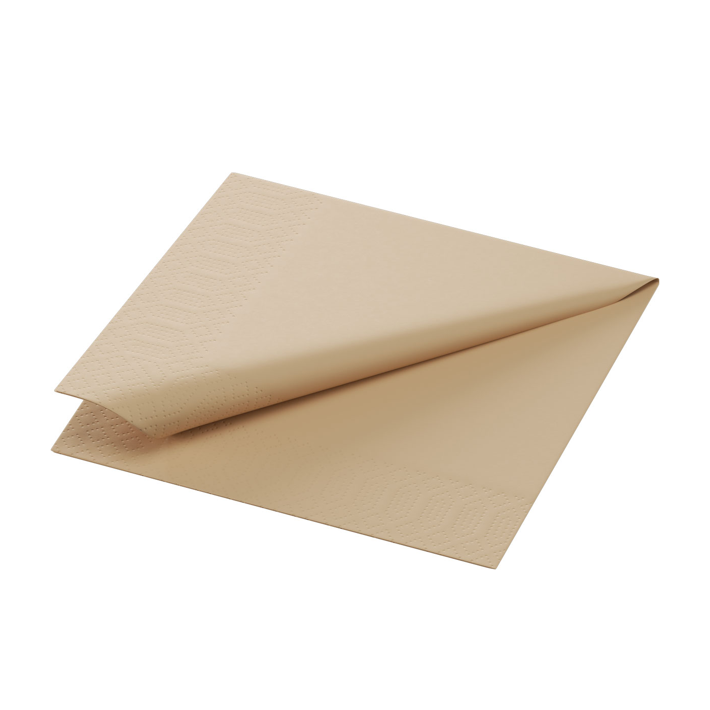 Natur brun Duni Tissue serviet 2L 24x24cm