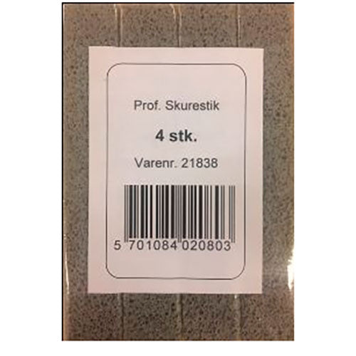 Pakke med 4 professionelle skurestiks