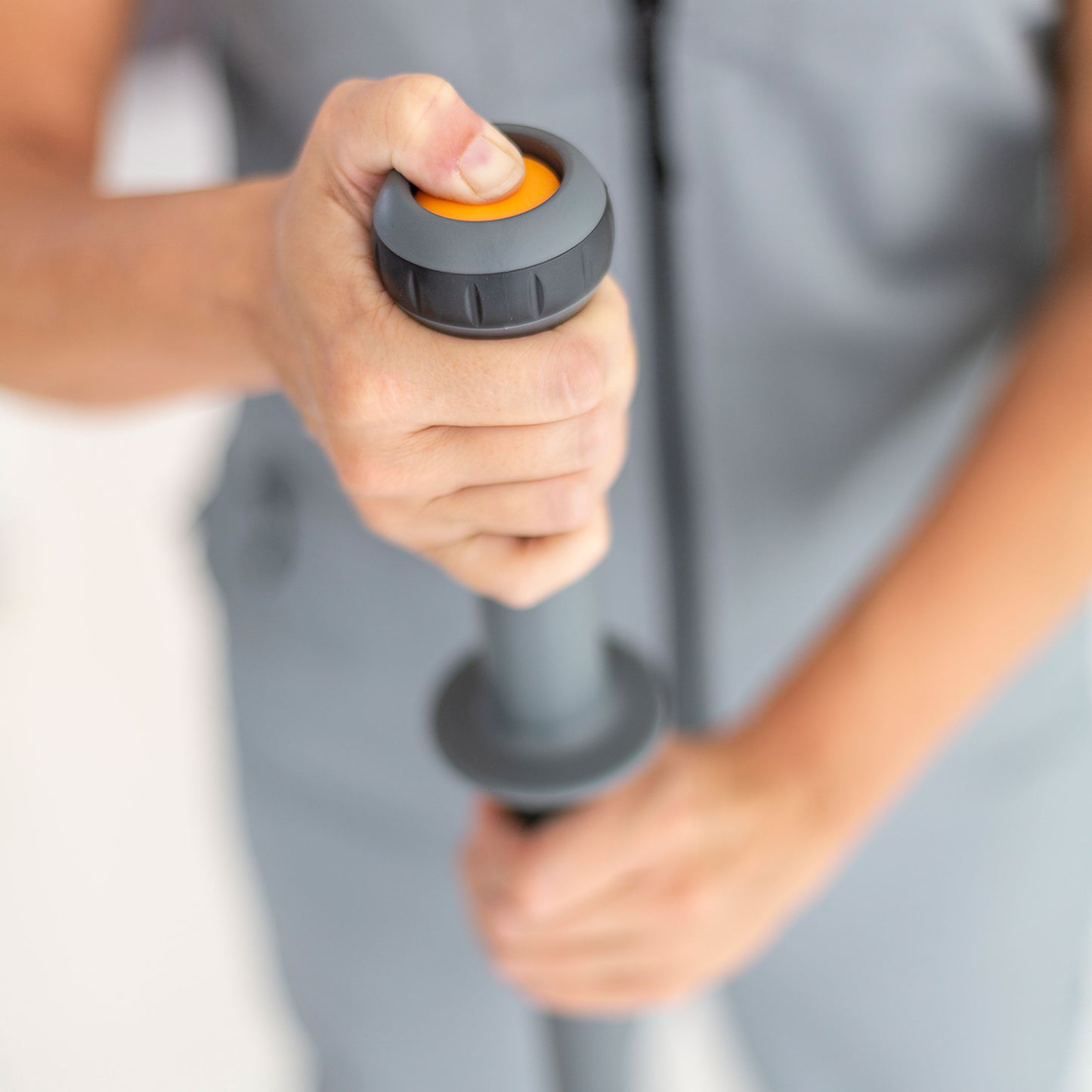 VIKAN Topreguleret Teleskopskaft m/klicksystem Grå Ø31 mm 1220-1770 mm