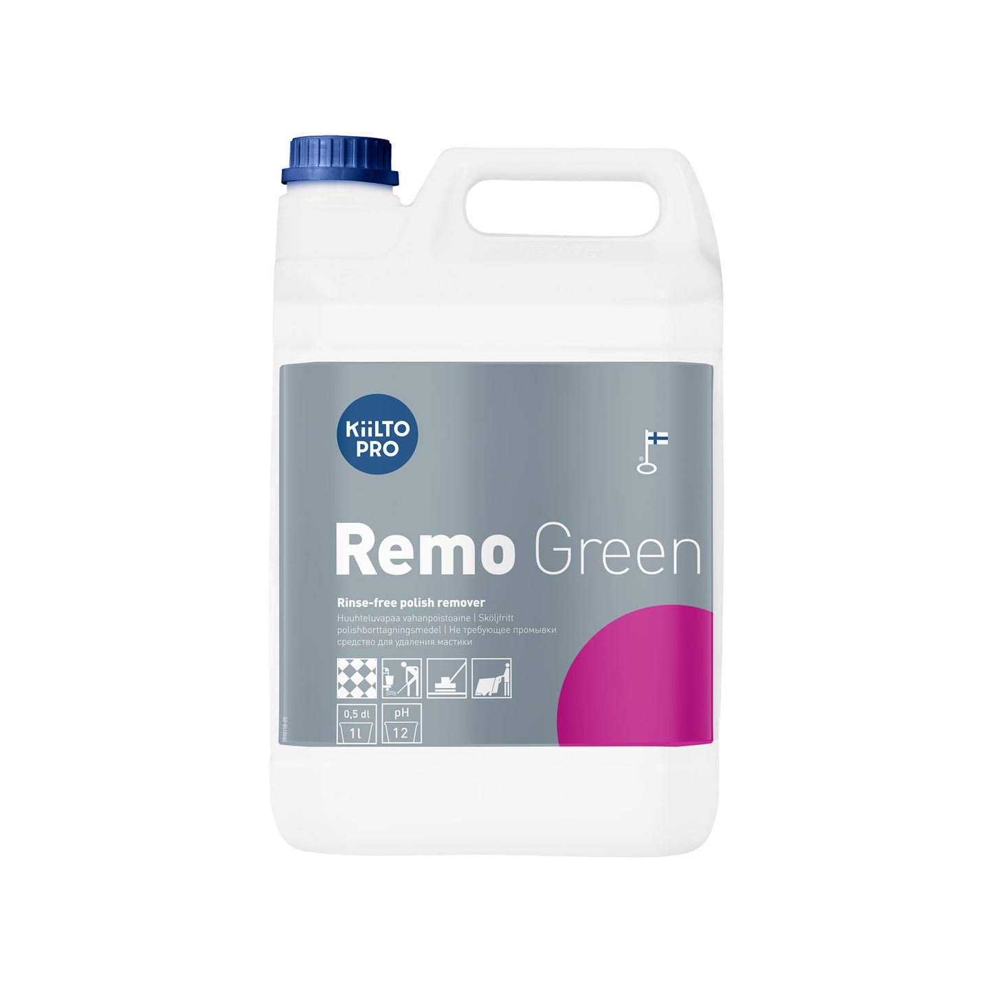 KIILTO Pro Remo Green Polishfjerner, 5 ltr