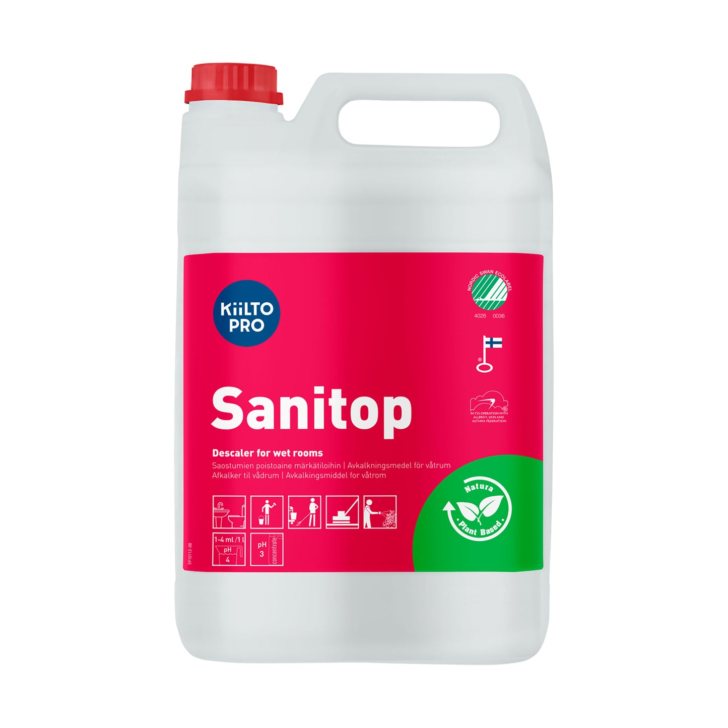Kiilto Sanitop sanitetsrengøring
