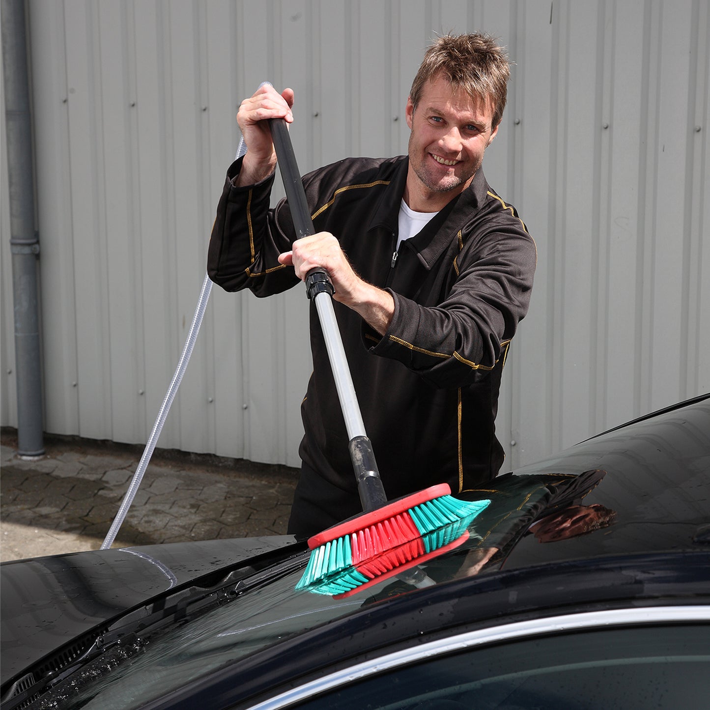 Autobørste m/vandgennemløb 270 mm