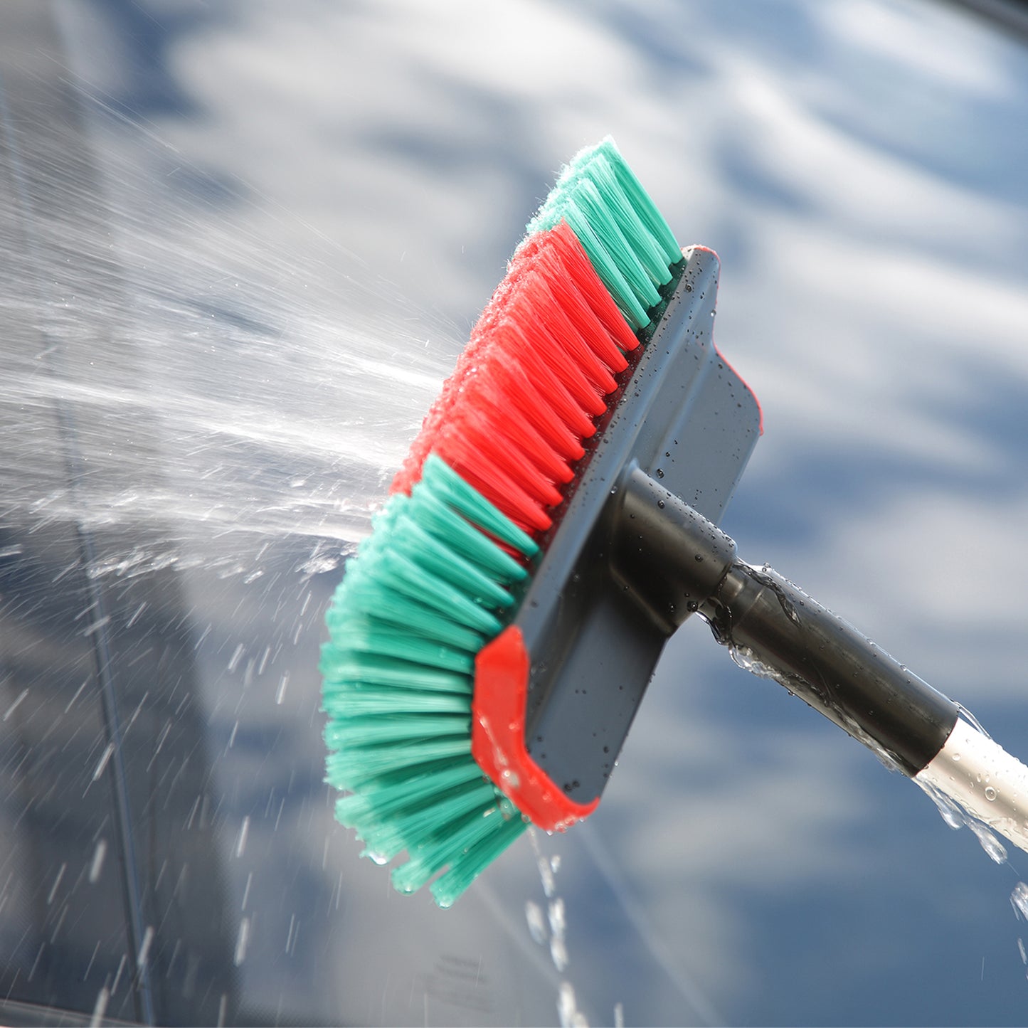 Vaskebørste m/vandgennemløb high/low 280 mm