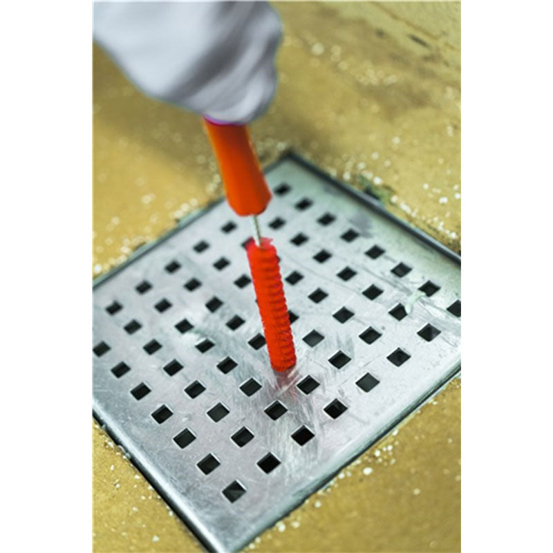 Rørbørste rød Ø15 mm 310 mm stiv