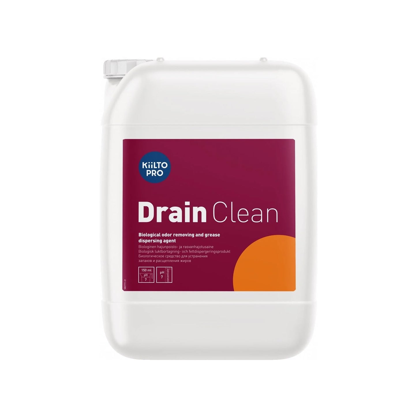 Kiilto Pro Drain Clean. En biologisk afløbsrens.