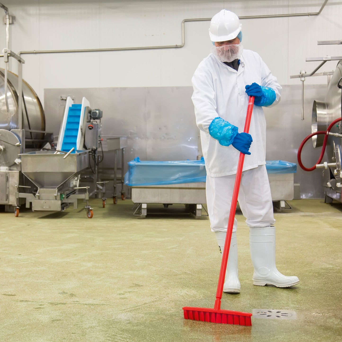 Vikan UST gulvskrubbe, 400 mm, stiv