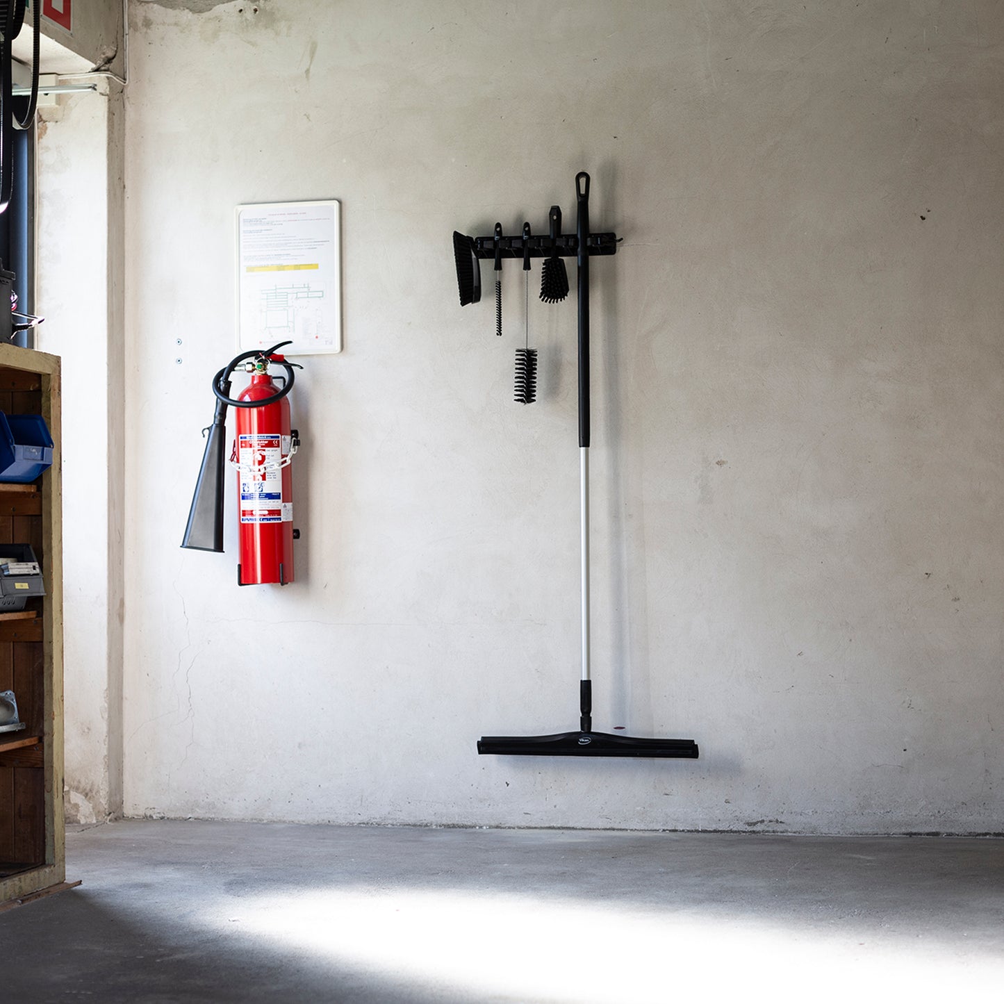 Vikan gulvskraber, sort