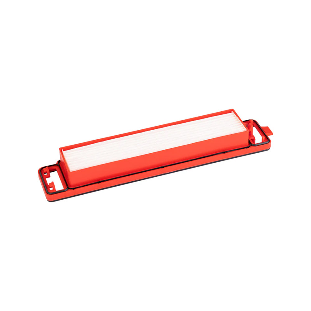 Nexaro NR 1700 HEPA 13 filter with white pleated media in a red frame
