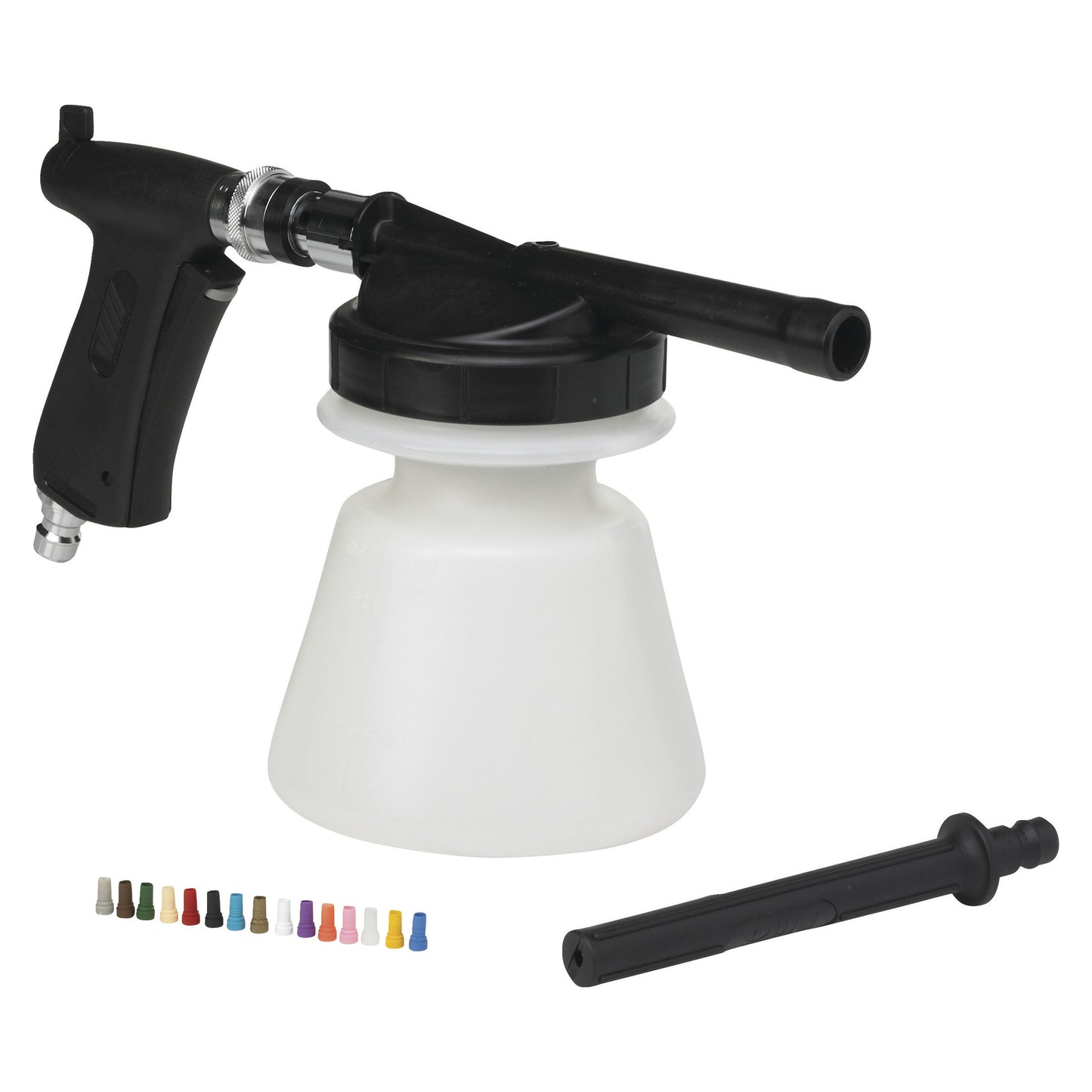 Skumsprøjte i hvid fra Vikan. Egnet til lettere rengøringsopgaver i f.eks. køkkener, slagterbutikker, mikrobryggerier, baderum, svømmehaller, fitness lokaler etc.