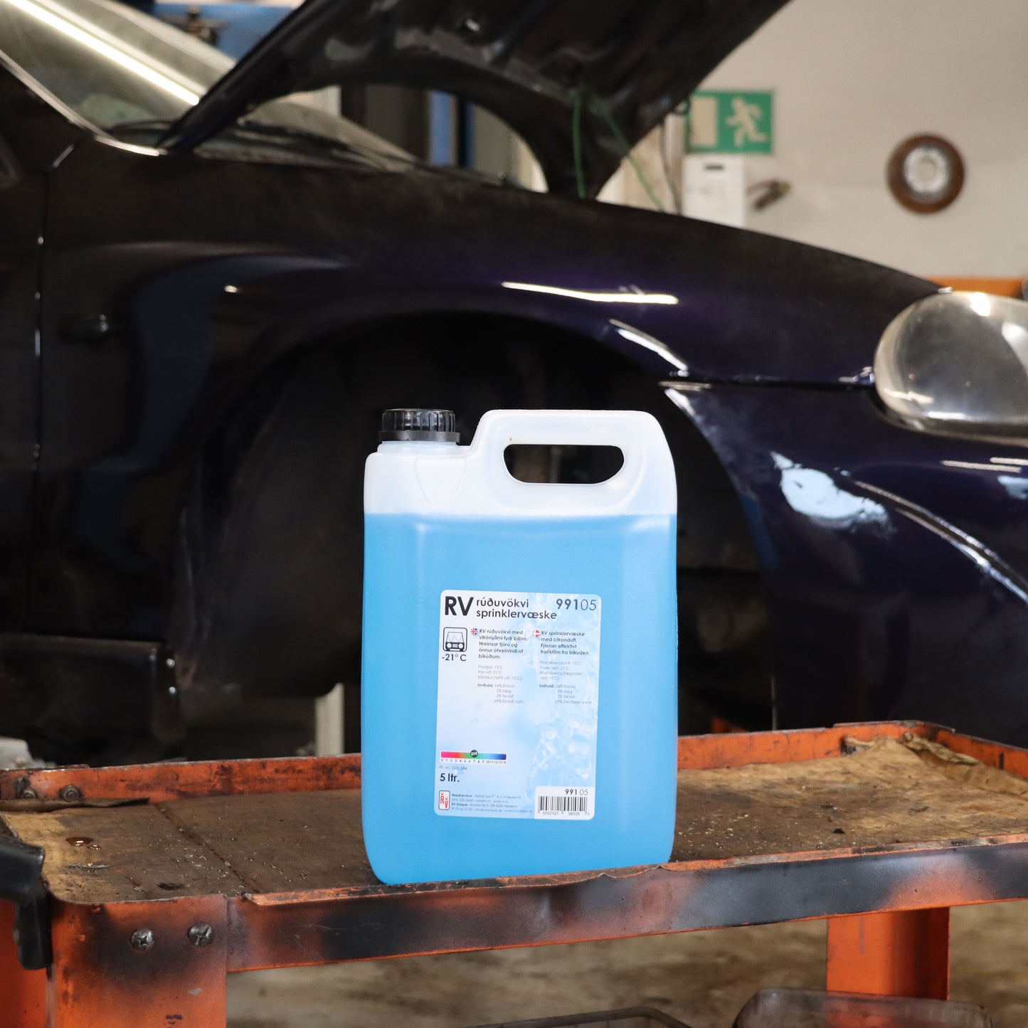RV Sprinklervæske minus 21gr. - 5 ltr.