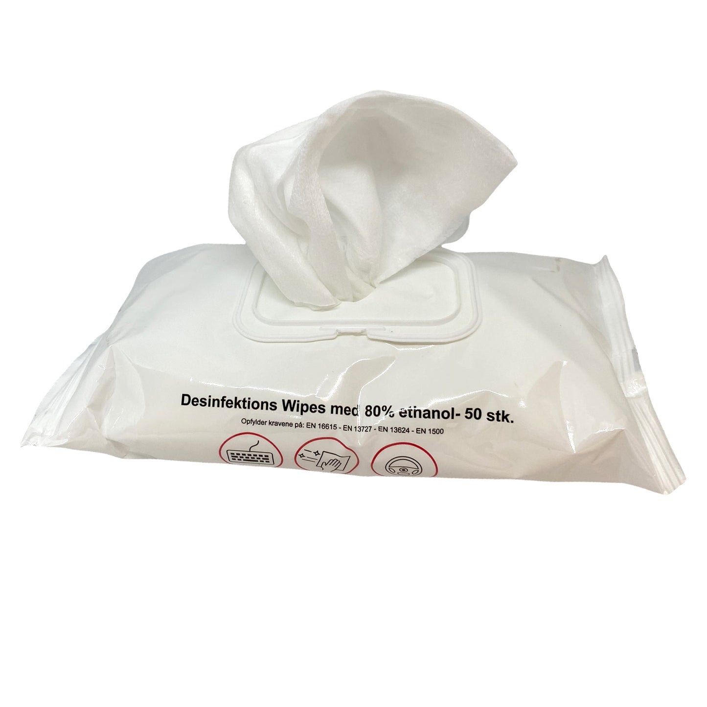 RV Wipes til overflader 80% Ethanol, 50 stk