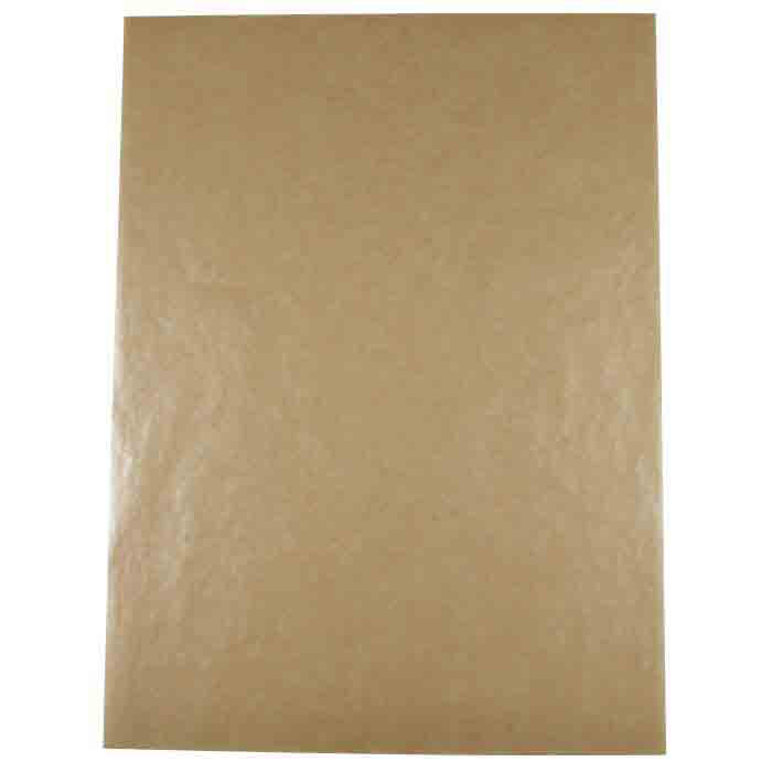 Burgerpapir str. 60x45cm brun kraftig, 500 stk
