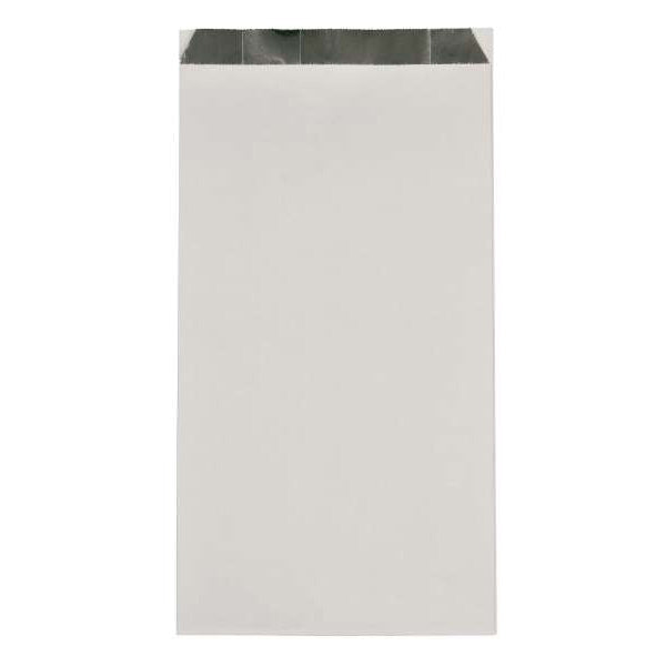 Grillpose hvid m/sidefals str. 29x16x5,5cm, 1000 stk