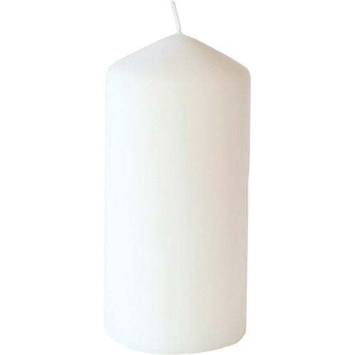 Bloklys mat hvid 50 timer m/kronetop 150x70 cm, 12 stk