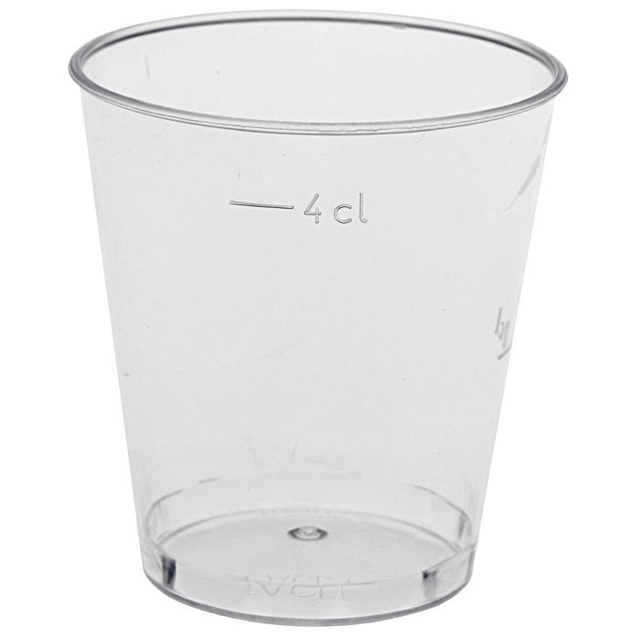 Shotglas klar 4 cl, 40x25 stk