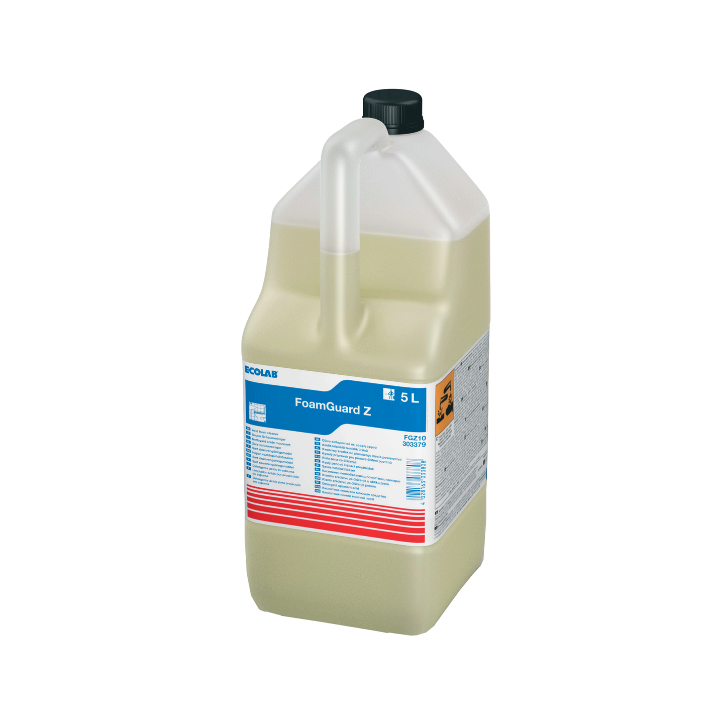 ECOLAB Foamguard Z Sur-Skumrengøring, 2x5 ltr