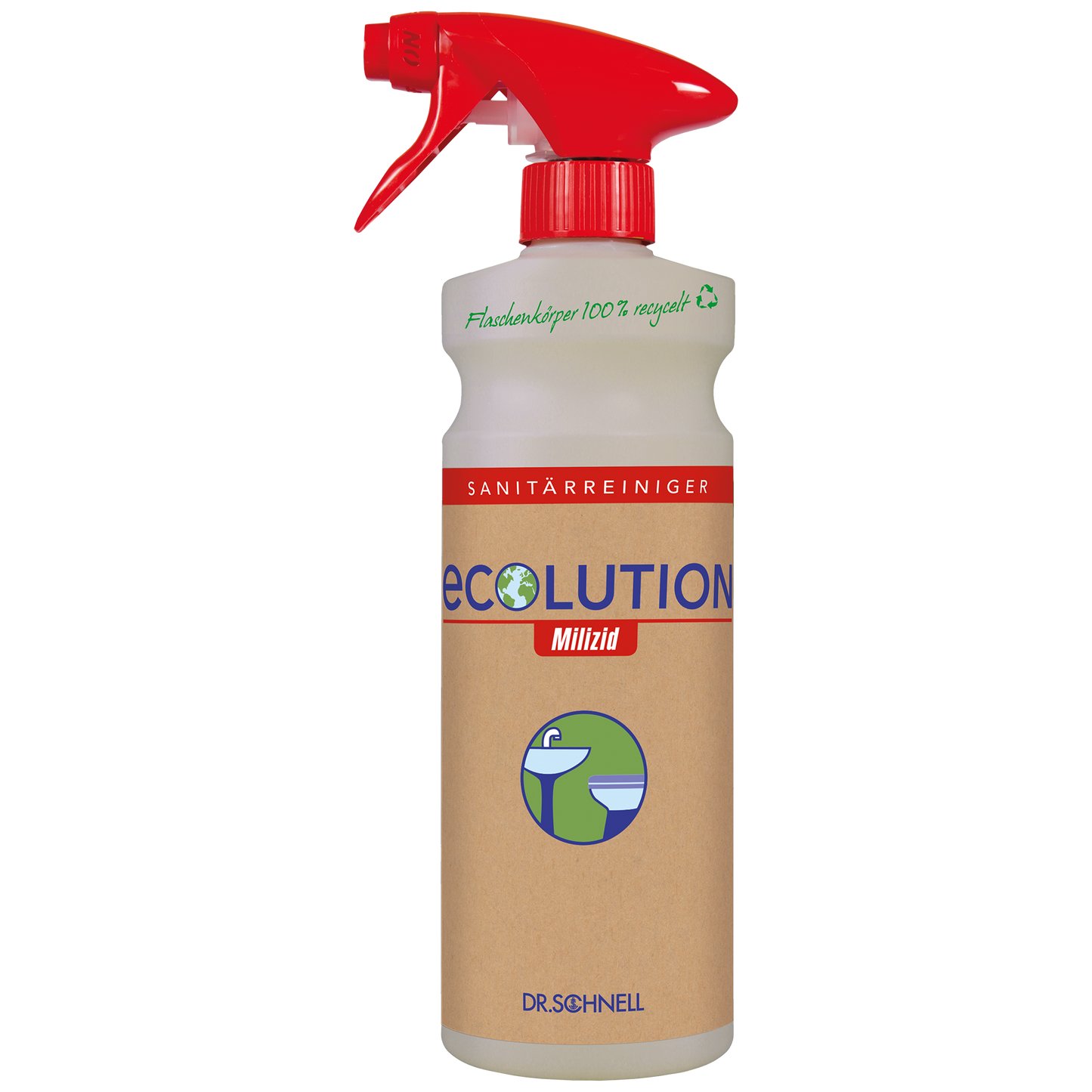 DR.SCHNELL Milizid Ecolution sprayflaske Rød 500 ml