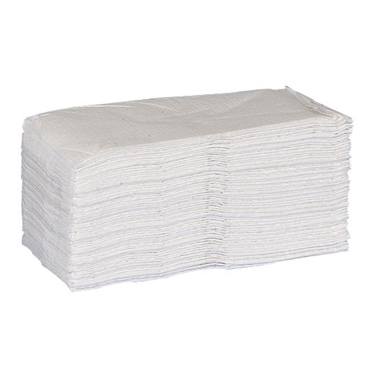 Frokostserviet hvid Øko 1-lag 1/8 fold str. 30x33 cm, 5000 stk