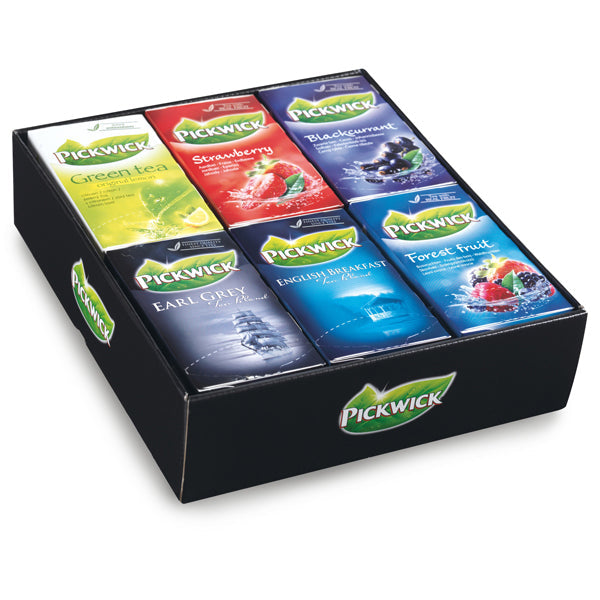 Pickwick Top 6 Display, 6 pakker m/20 breve