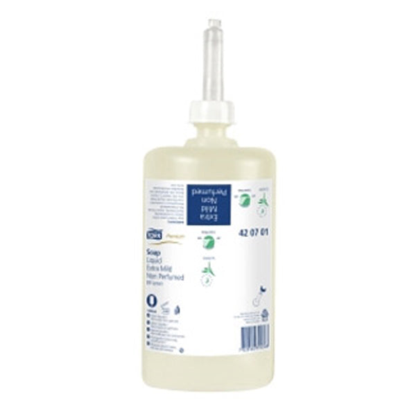 TORK Håndsæbe S1 Extra Mild u/parfume, 1000 ml