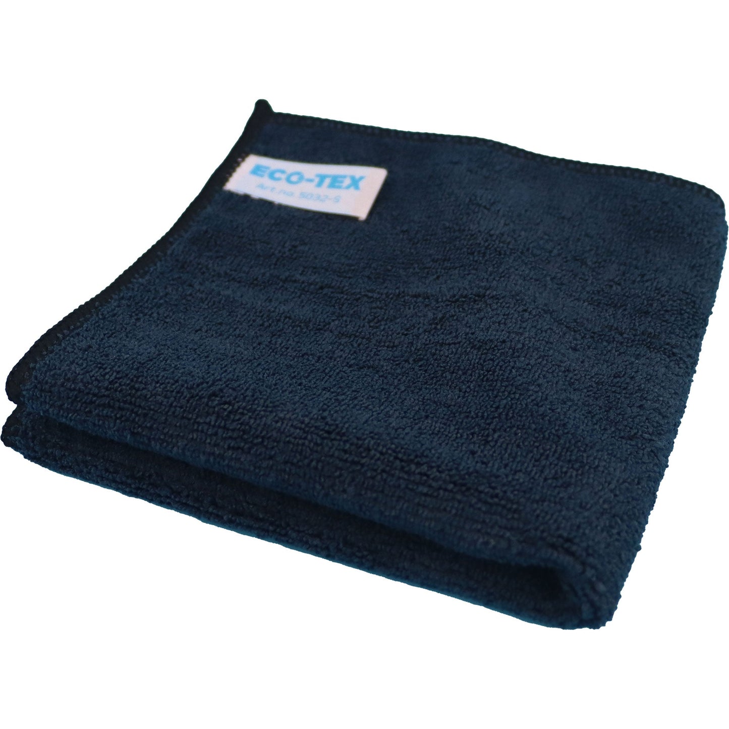 Microfiberklud Sort Eco-Tex soft str. 32x32 cm