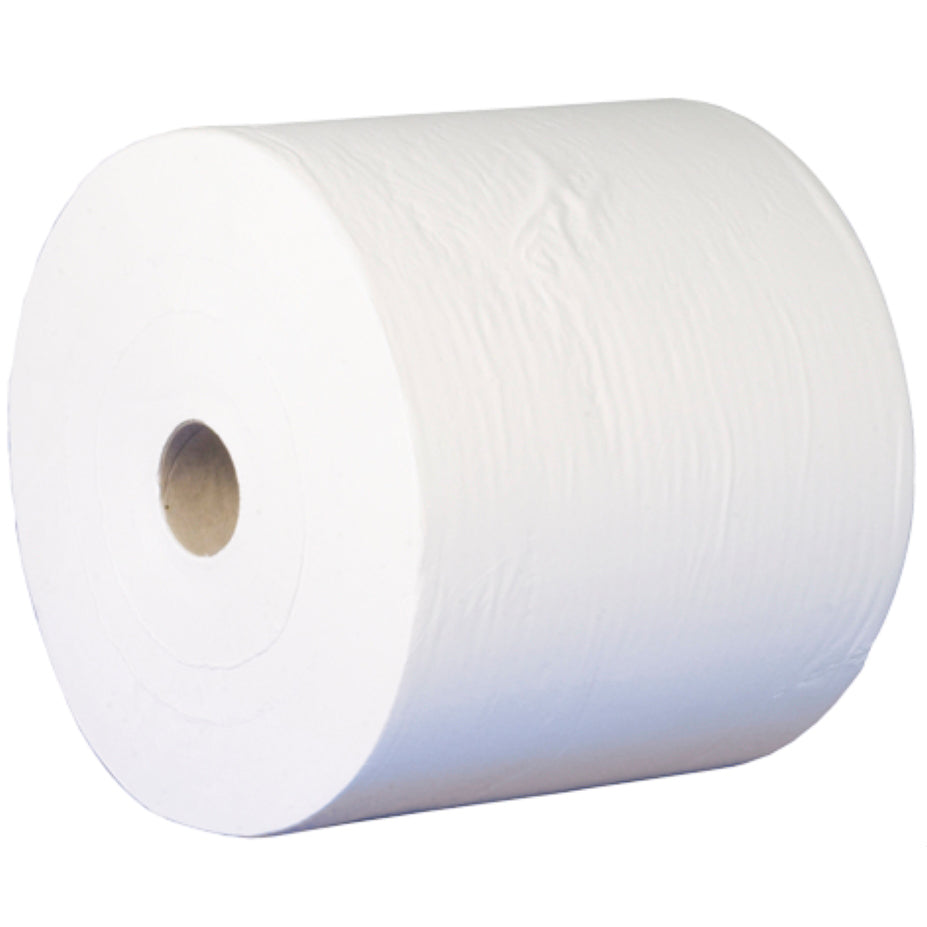 Værkstedsrulle 1-lags Hvid Ø33cm 1180mtr x 33 cm, 1 rl