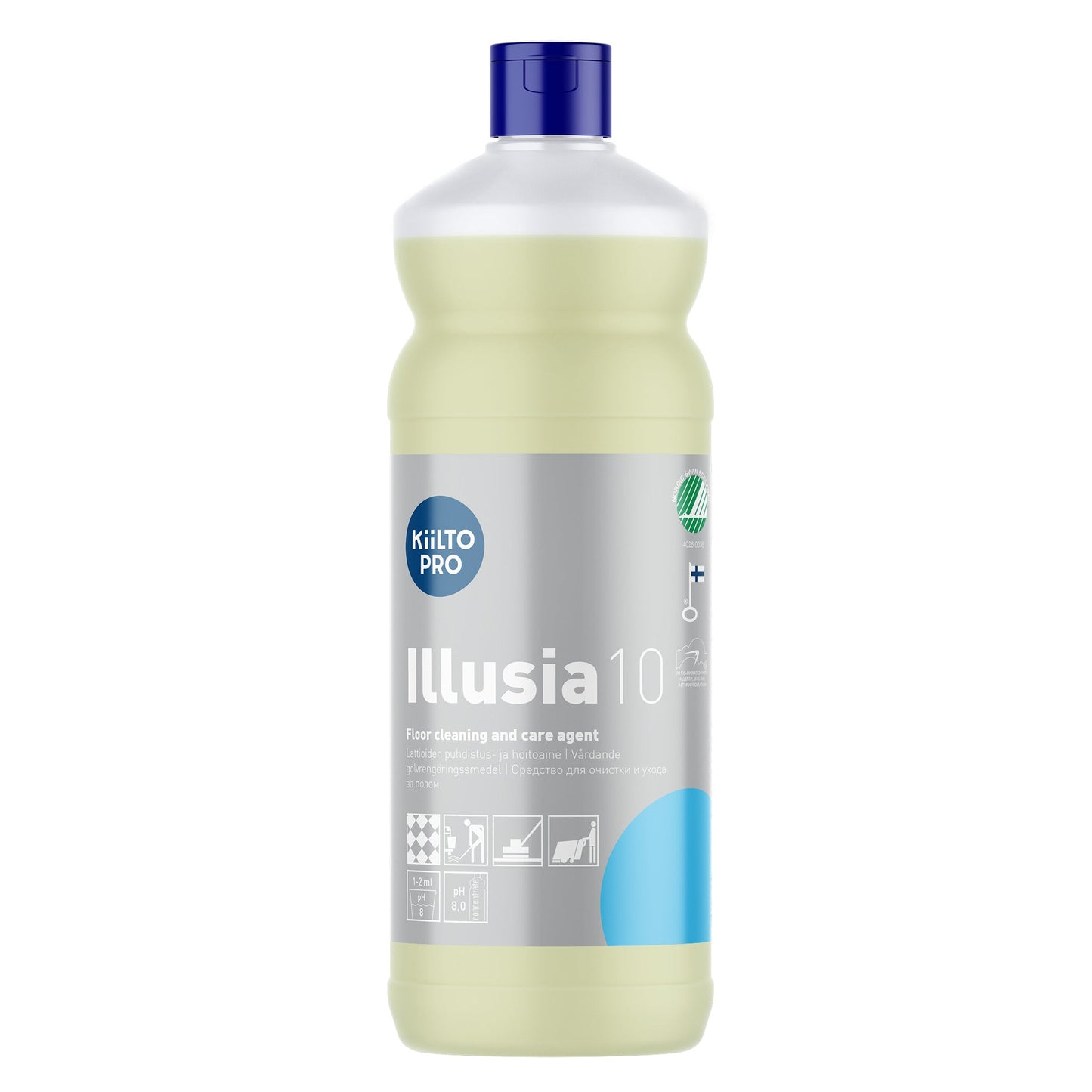 KIILTO Pro Illusia 10 Sæbebaseret Vaskeplejemiddel, 1 ltr