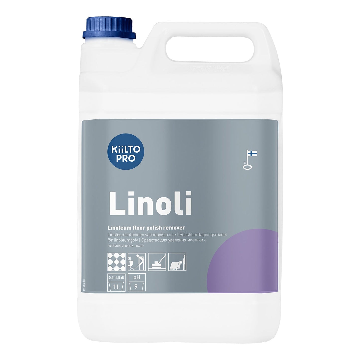 KIILTO Pro Linoli Polishfjerner, 3x5 ltr