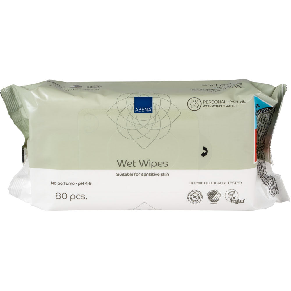 Vådserviet u/parfume med folielåg 16x80 stk