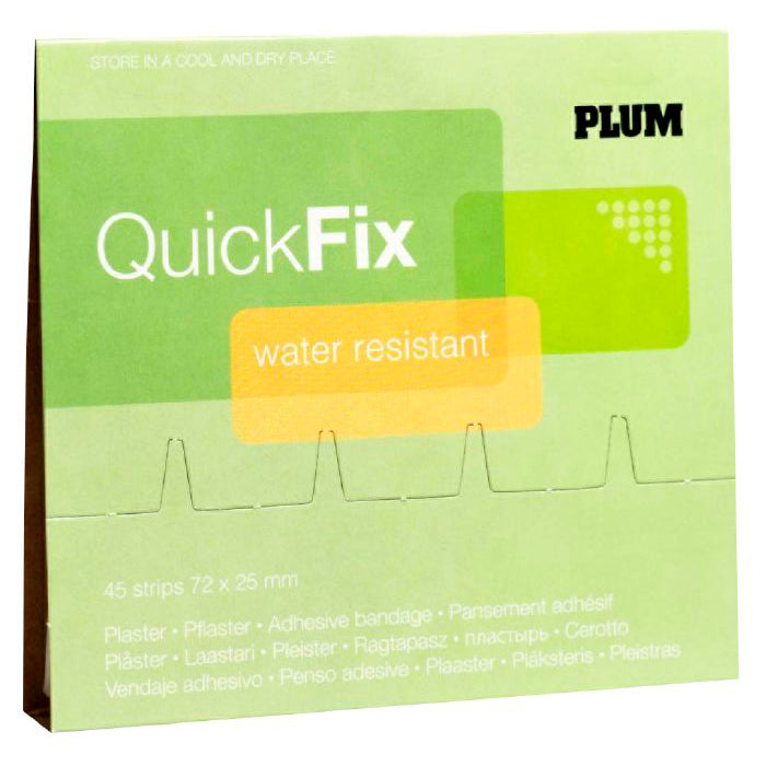Hæfteplaster QuickFix 72x25mm vandfast, 6x45 stk