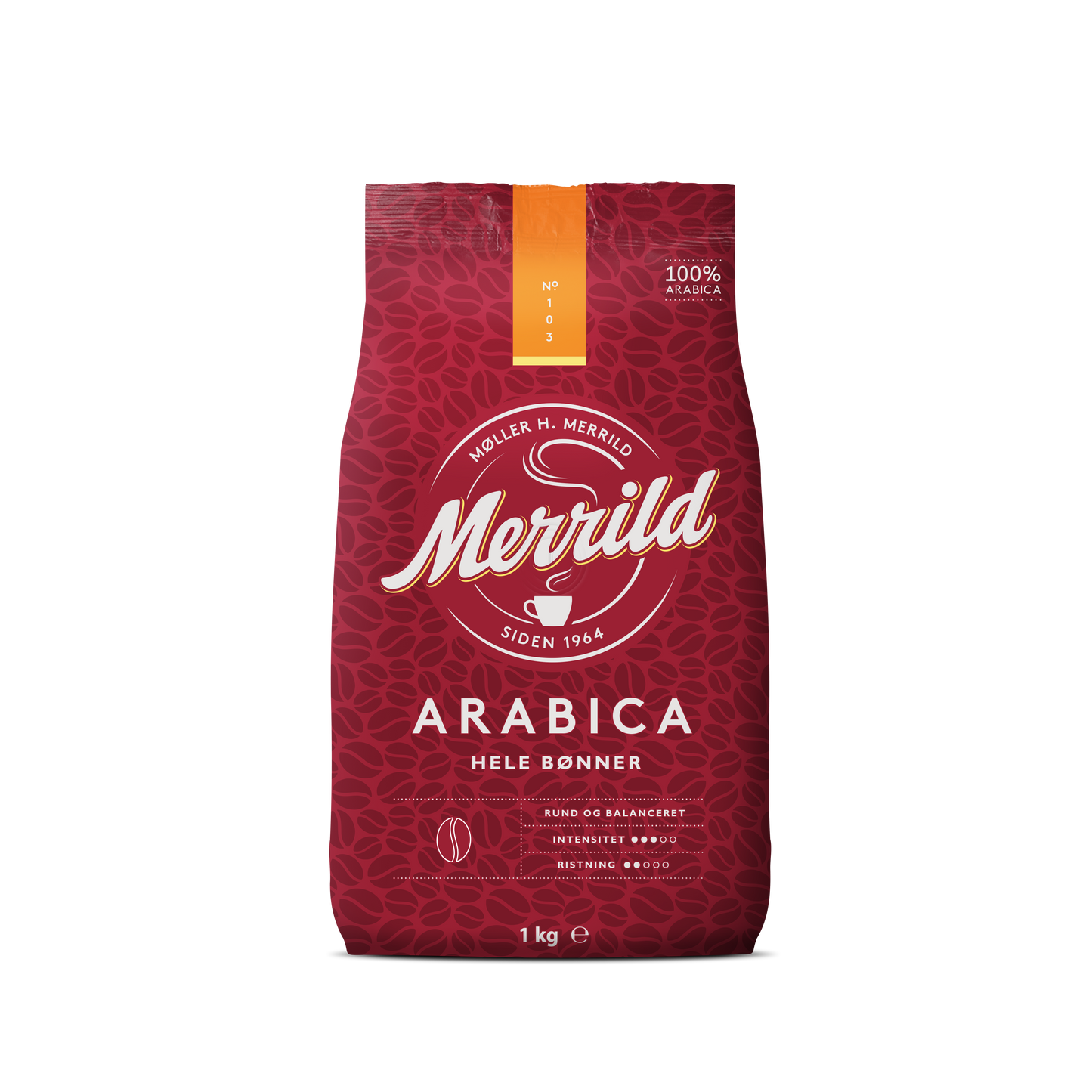 Merrild Mocca Kaffe HB, 6x1000 gr