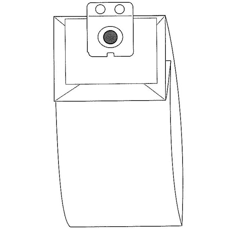Støvsugerposer Nilfisk VP300 /GD1000 serien (U), 5 stk