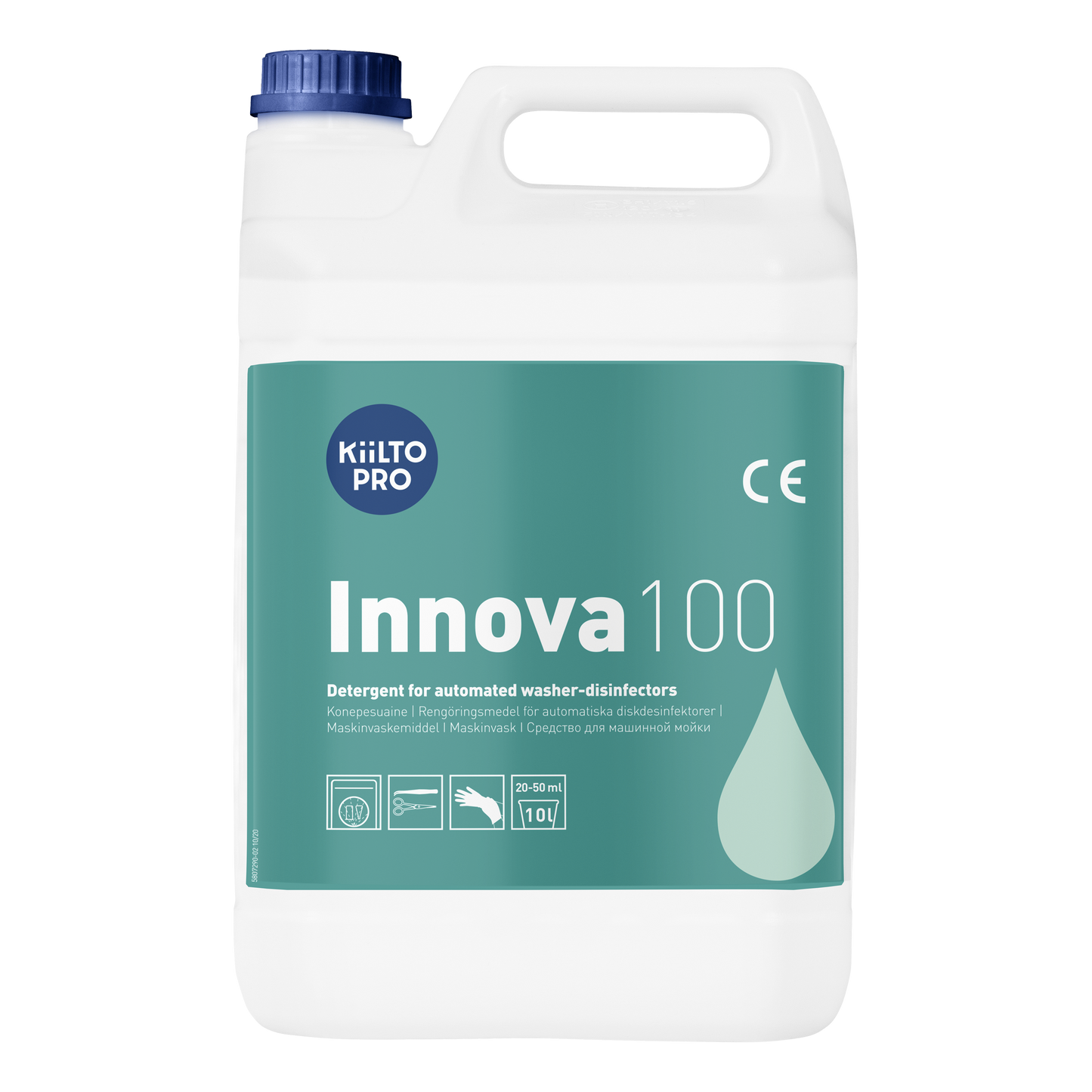 KIILTO Pro Innova 100 Instrument vaskemiddel, 3x5 ltr