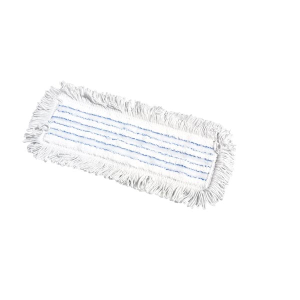 Microfibermoppe Velcro Kombi Stribet m/løkker 40 cm