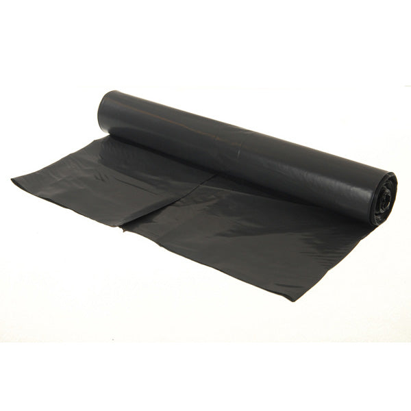 Affaldssæk Sort 100 ltr LDPE 55my 70x110cm, 20 rl