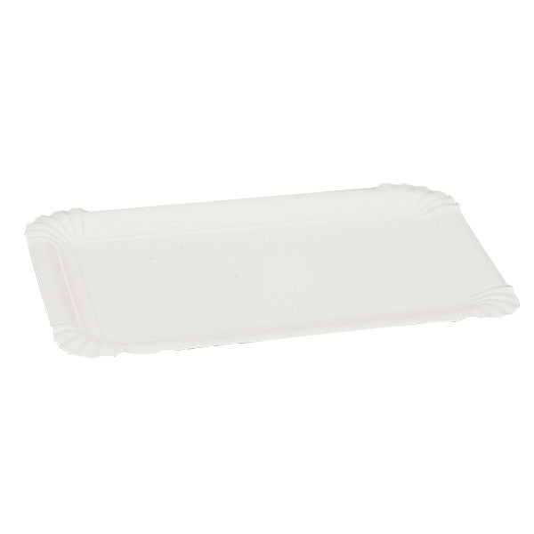 Pølsebakke Hvid pap 13x20 cm, 6x250 stk
