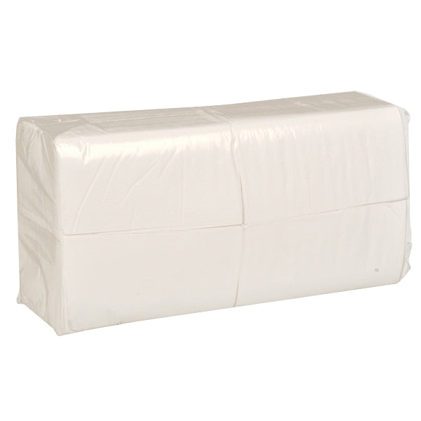 Frokostserviet Hvid 1-lag Eco 1/8-fold 30x33cm, 10x500 stk