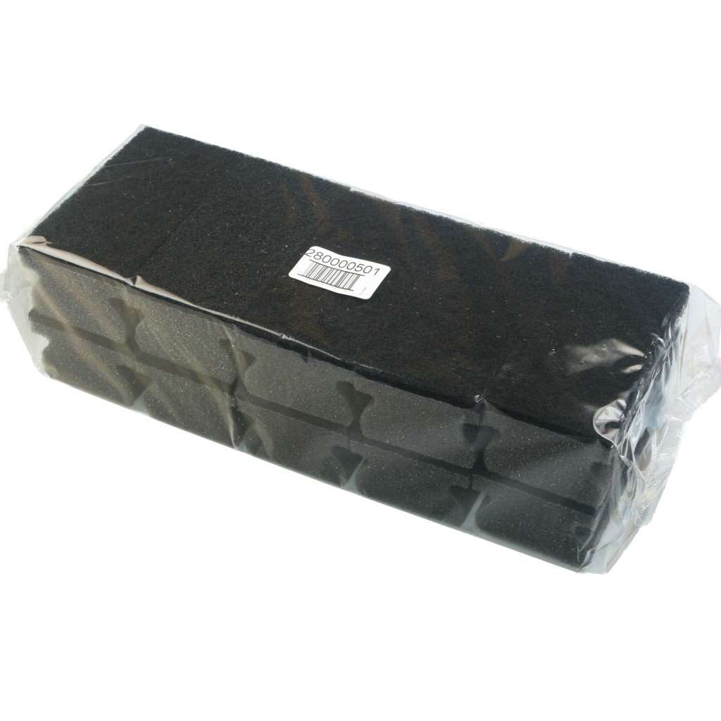 Håndgrebssvamp 7x14x5cm Sort, 10x10 stk