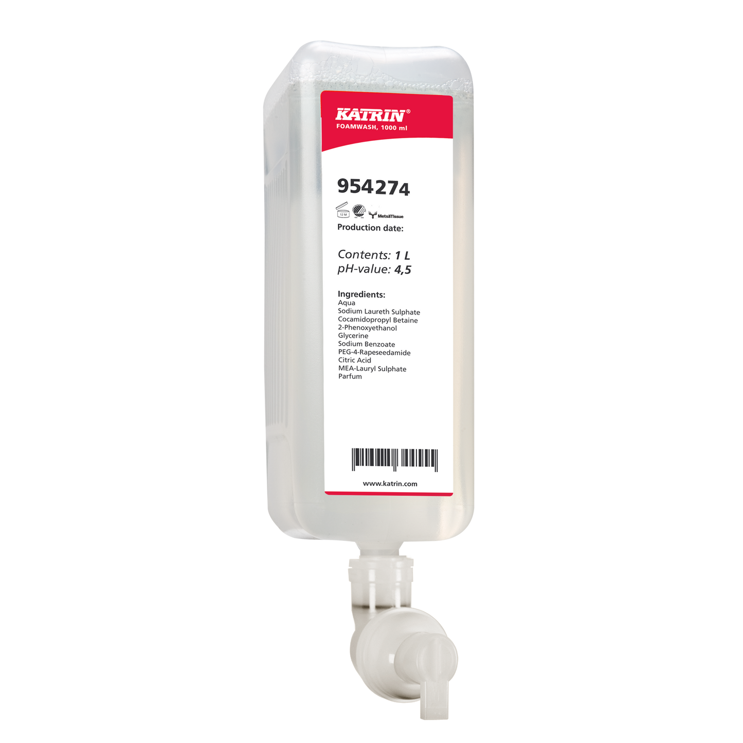 Katrin Skumsæbe m/parfume, 6x1000 ml