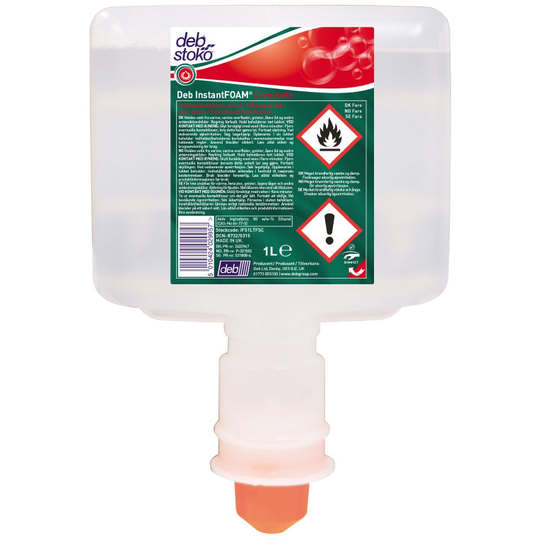 Deb InstaFOAM hånddesinfektion TouchFREE 3x1000 ml