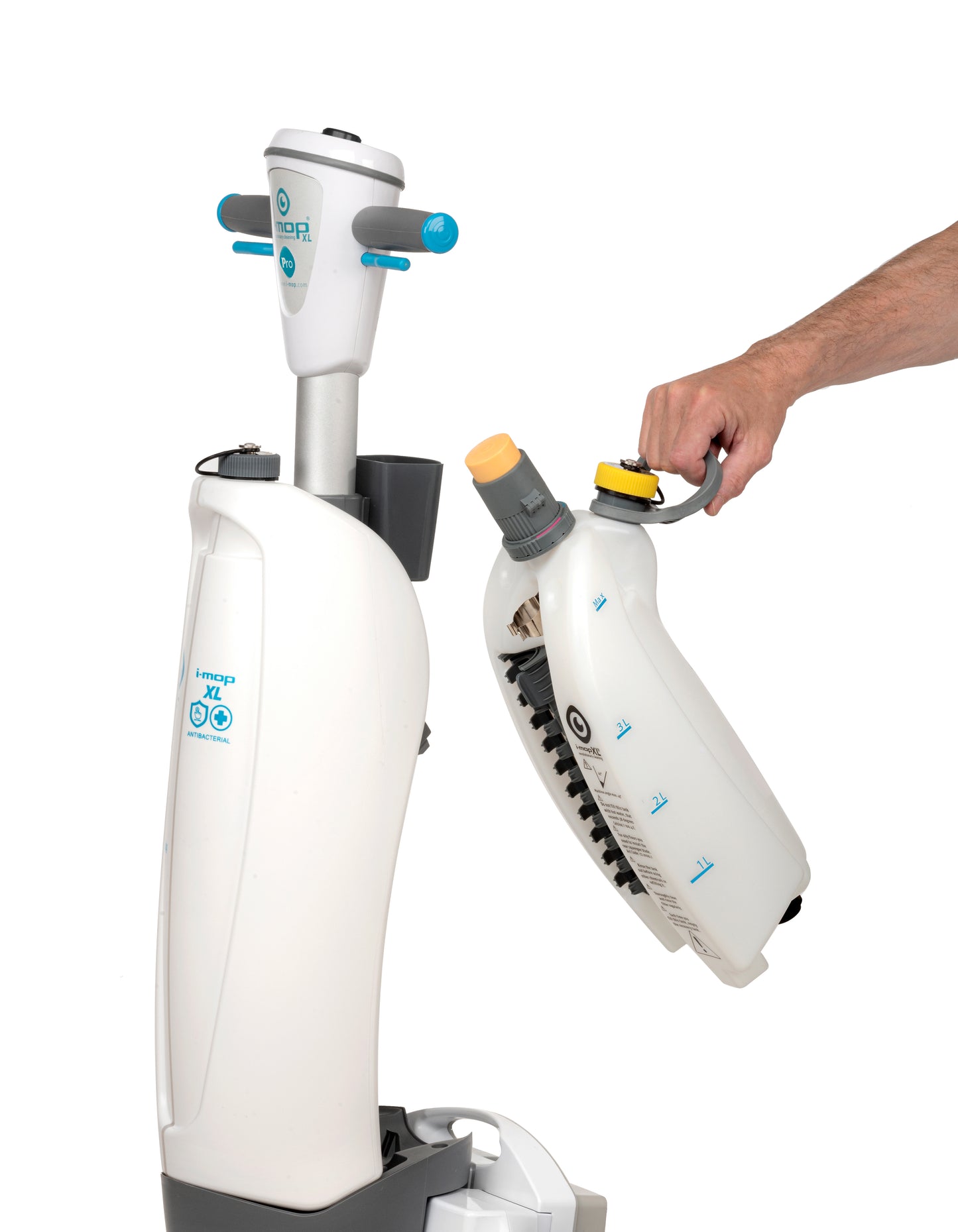 i-mop XL Pro V23 gulvvaskemaskine, inklusiv batteri og oplader