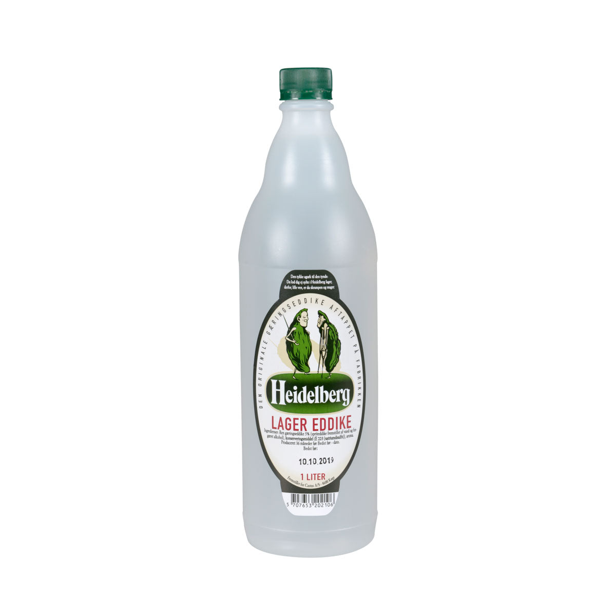 Heidelberg Lagereddike 5% in 1‑L-Flasche, grünem Deckel