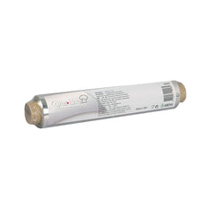 Alufolie Cater-Line Rolle, silberfarben mit Kappe und bedruckter Etikettenseite