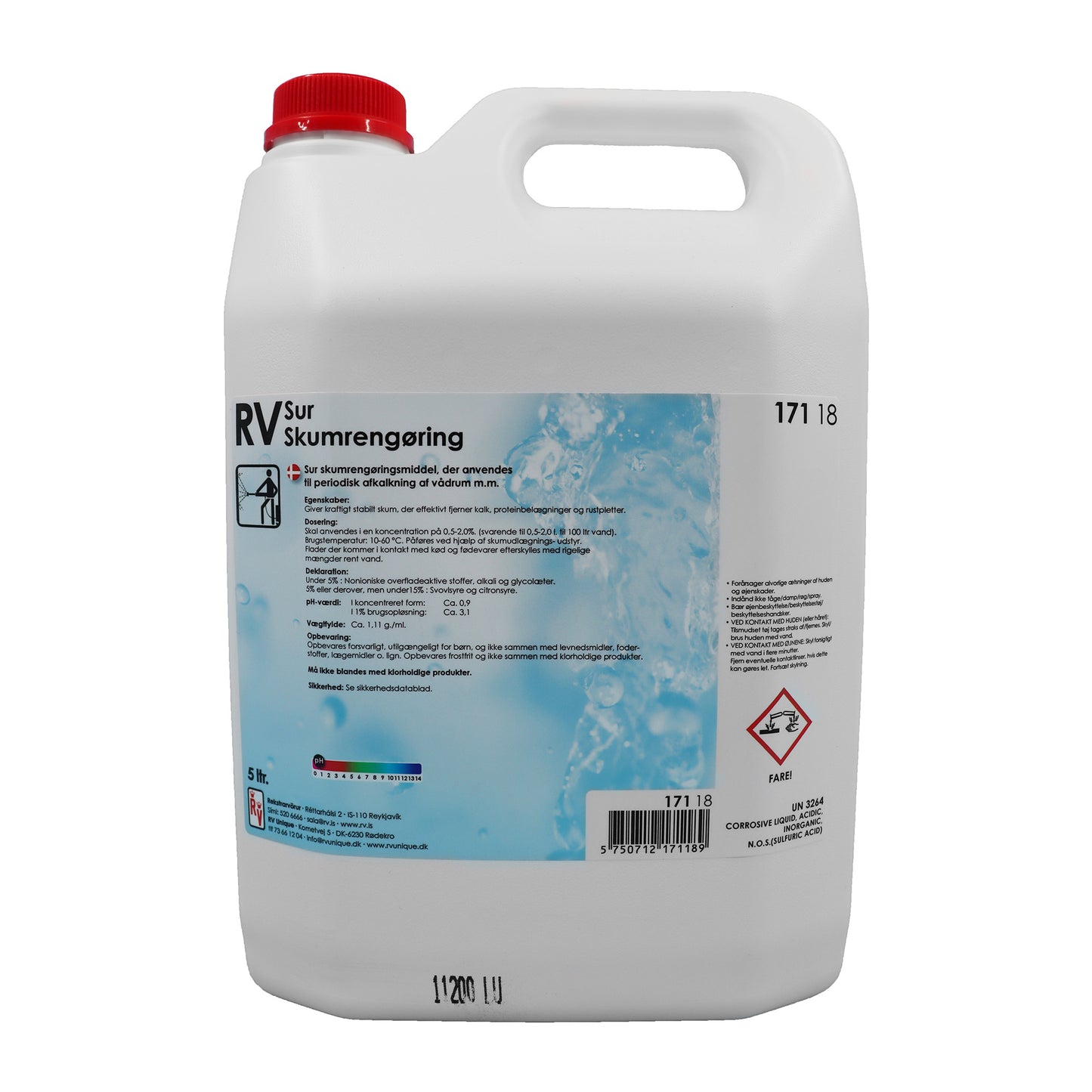 RV Surt skumrengøring Blueline, 5 ltr