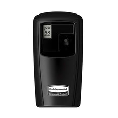 Rubbermaid duftdispenser i mørk farve med display og doseringsåbning